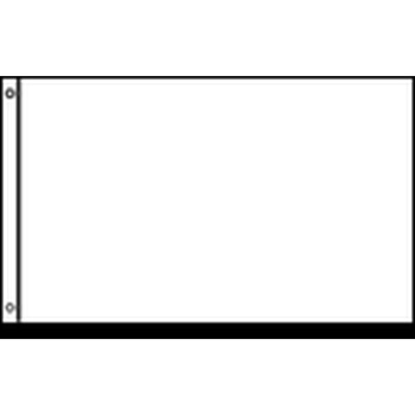 White Solid Color Flag