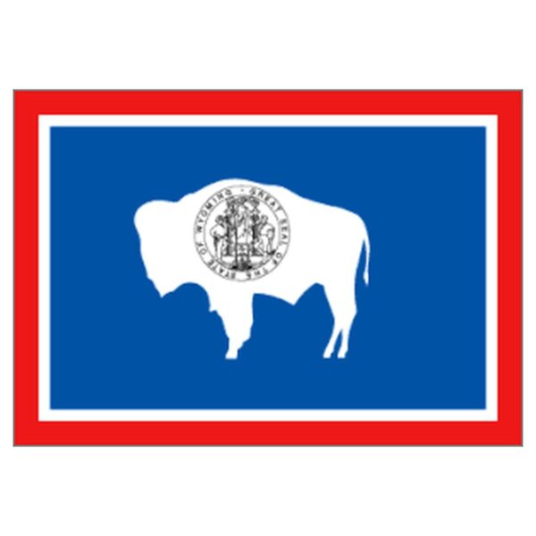 Wyoming Polyester Flag