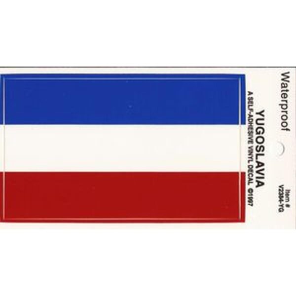 Yugoslavia Pack of 25 Decals