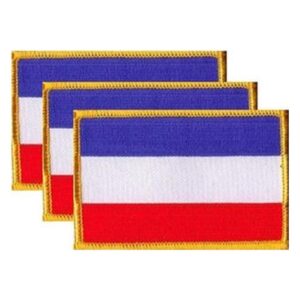 Yugoslavia Flag PatchPack of 3