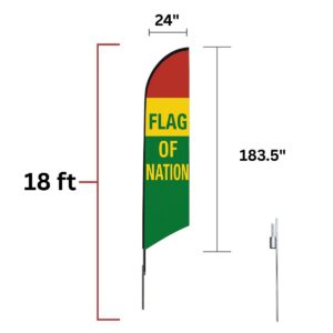 15ft feather flag 18ft kit