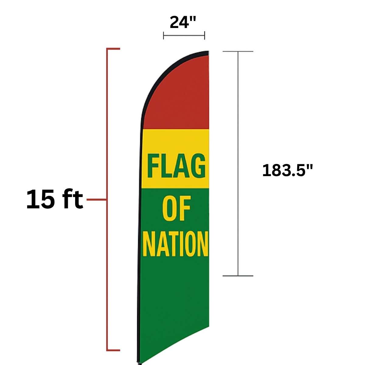 15ft feather flag