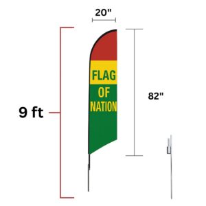 7 ft Feather Flag 9ft Kit