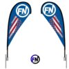 Double Sided Feather Flag